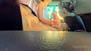 PUBLIC BUS ADVENTURE: I show my hard cock to a sexy cutie lady…she can&rsquo;t resist.